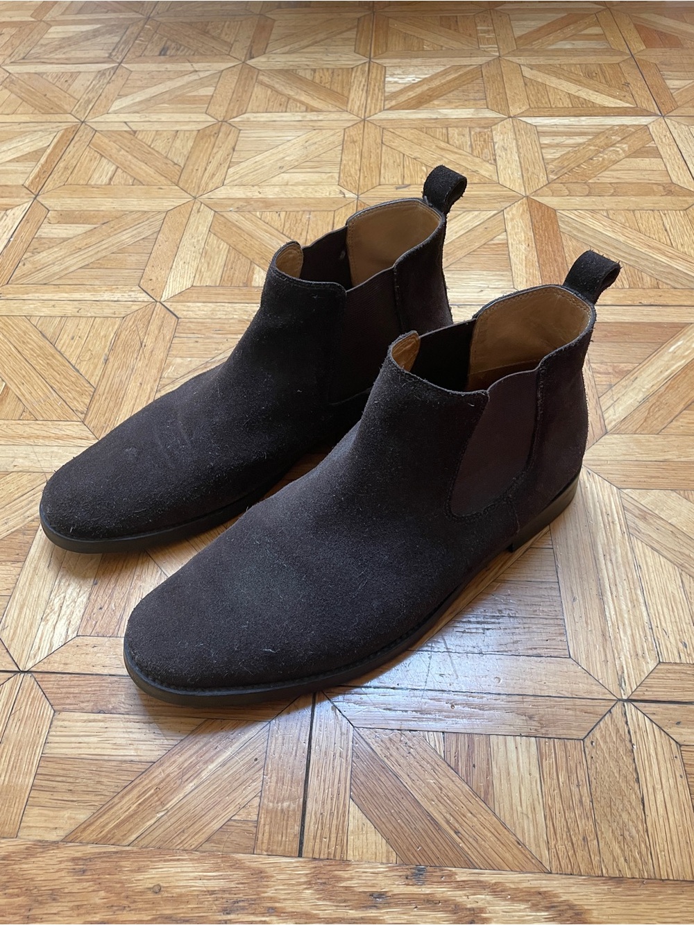 Peter Millar 10M Chelsea Boots Brown Suede/Leather